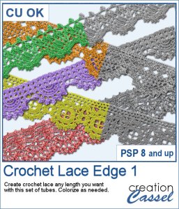 Crochet Lace Edge 1 - PSP Tubes