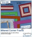 Mitered Corner Frame - PSP script