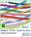 Sequin Trims - AFFINITY Raster Brushes