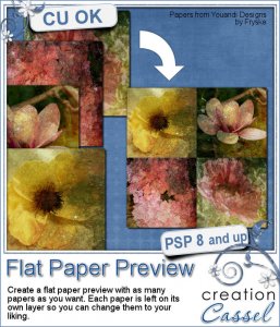 Flat Paper Preview - PSP Script