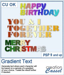 Gradient Text - PSP Script