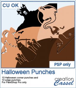 Poinçons d'Halloween - Pinceaux PSP