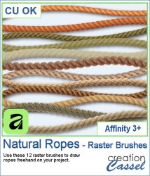 Natural Ropes - AFFINITY Raster Brushes