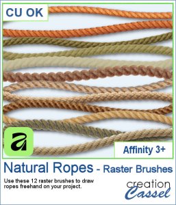Natural Ropes - AFFINITY Raster Brushes