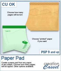 Paper Pad - PSP Script Paper Pad - PSP Script