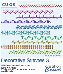 Decorative Stitches 3 - Font