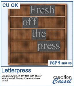 Typographie - Script PSP