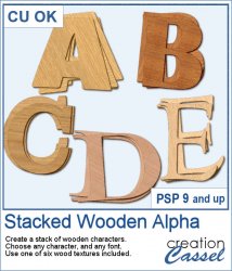 Stacked Wooden Alpha - PSP Script