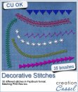 Decorative Stitches - Brushes for PSP