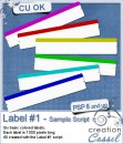 Label #1 - PSP script sampler