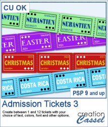 Admission Tickets 3 - PSP Script