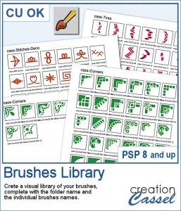 Catalogue de pinceaux - Script PSP