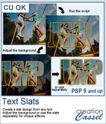 Text Slats - PSP Script Text Slats - PSP Script