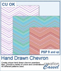 Hand Drawn Chevron - PSP Script