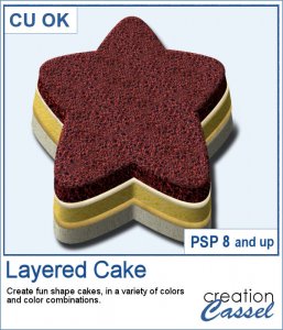 Gâteau à étages - Script PSP
