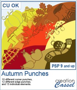 Poinçons d'automne - Pinceaux PSP
