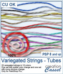 Ficelle bigarrée - Tube à images