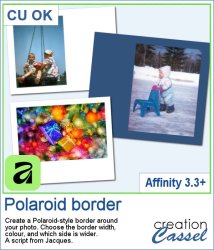 Polaroid Border - Affinity Script