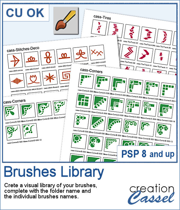 Catalogue de pinceaux - Script PSP - Cliquez sur l'image pour la fermer