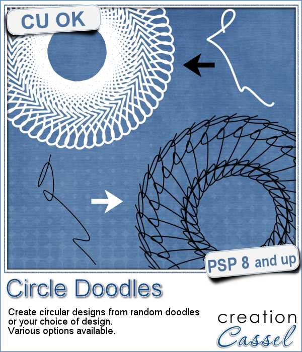 Doodles Circulaires - Script PSP