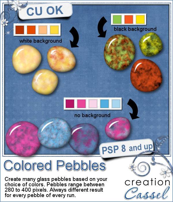 Colored Pebbles - PSP Script - Click Image to Close
