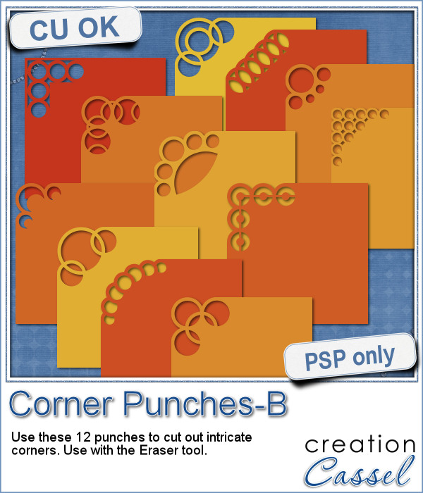 Poinçons en coins B - Pinceau PSP - Cliquez sur l'image pour la fermer