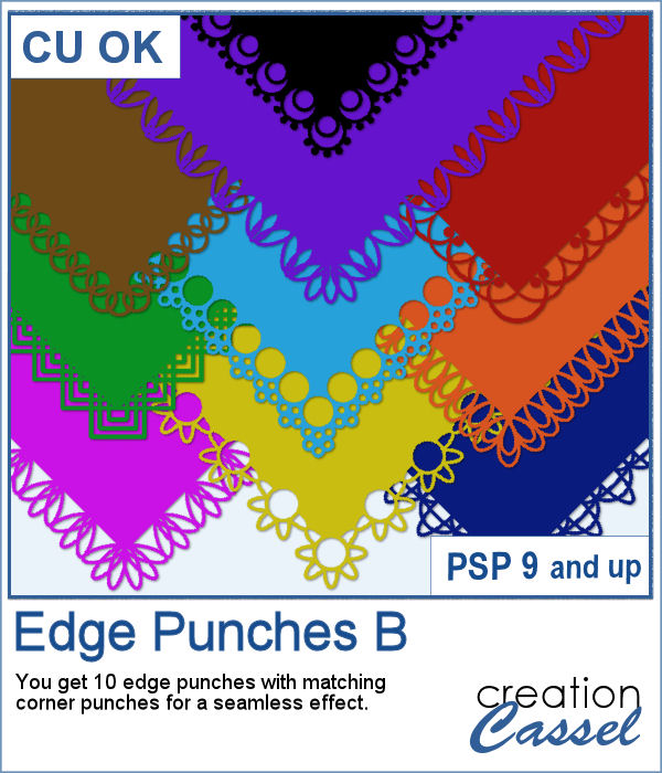 Edge Punches - B - PSP Brushes - Click Image to Close