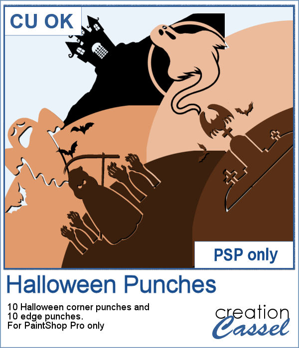 Poinçons d'Halloween - Pinceaux PSP - Cliquez sur l'image pour la fermer