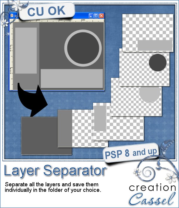 Séparateur de calques - Script PSP - Cliquez sur l'image pour la fermer