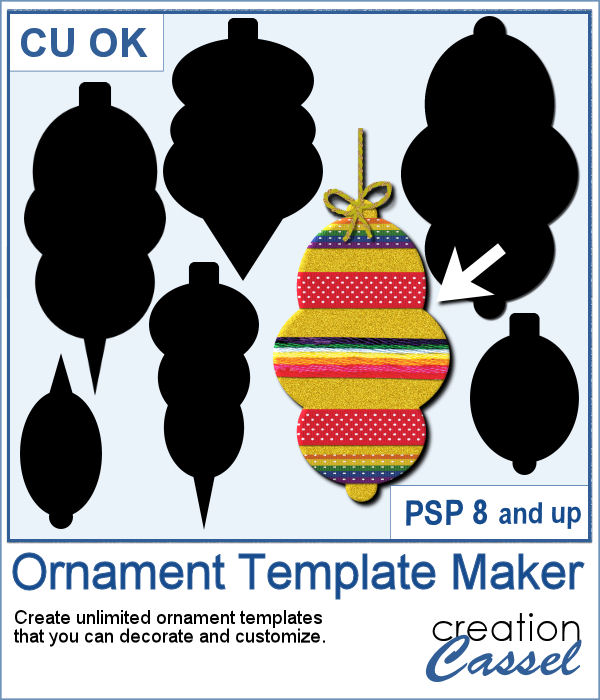 Ornament Template Maker - PSP Script - Click Image to Close