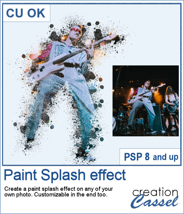 Éclaboussures de peintures - Script PSP - Cliquez sur l'image pour la fermer
