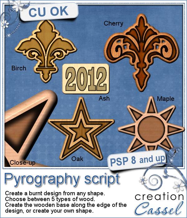 Pyrography - PSP Script - Click Image to Close