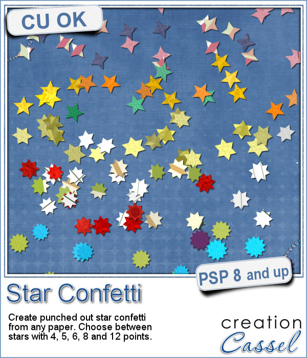 Star Confetti - PSP Script - Click Image to Close