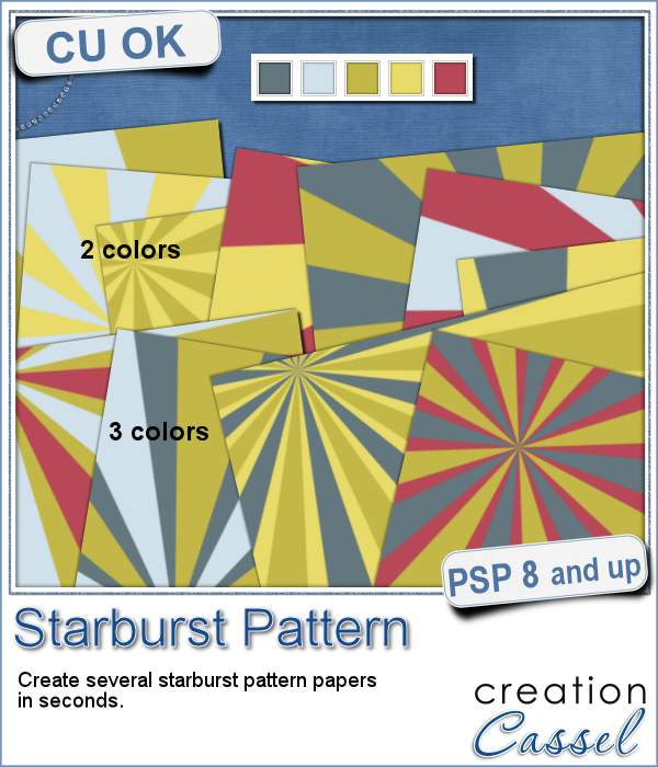 Starburst Pattern - PSP Script - Click Image to Close