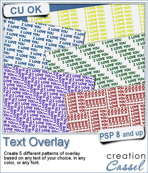 Overlay de texte - Script PSP
