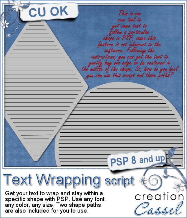 Texte en forme - Script PSP