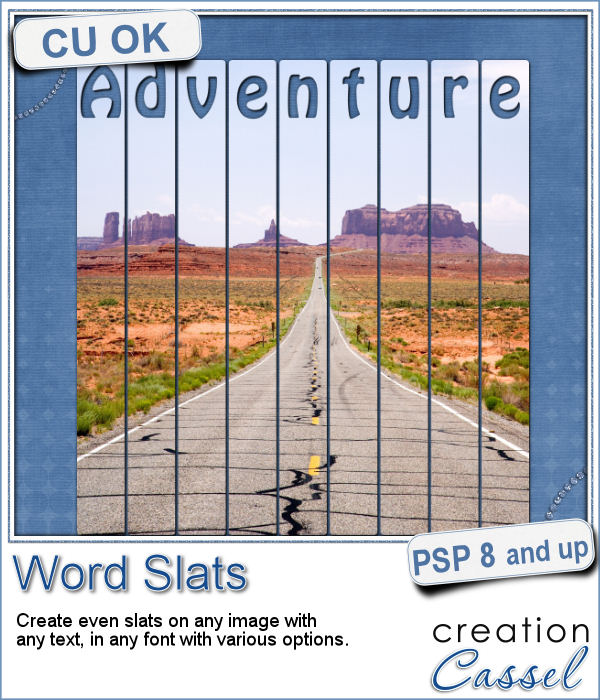 Word Slats - PSP Script - Click Image to Close