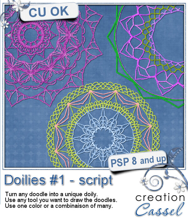 Doilies #1 - PSP script - Click Image to Close