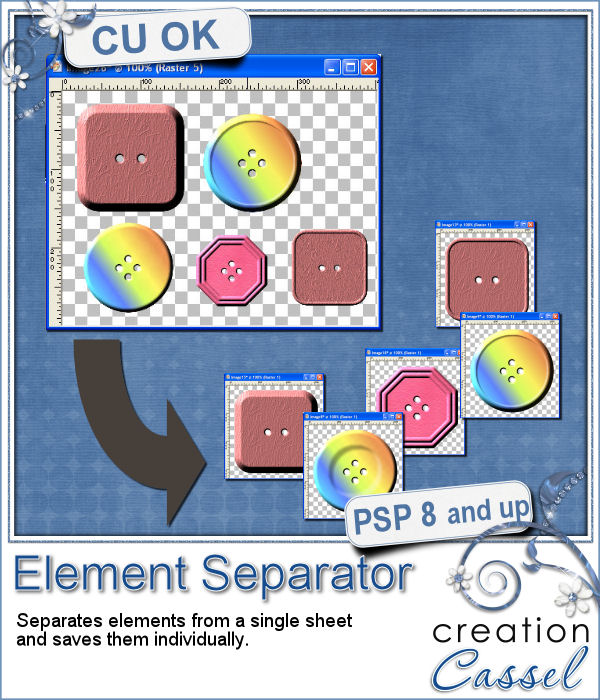 Element separator - PSP script - Click Image to Close