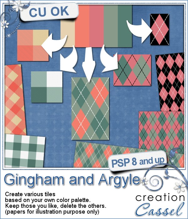 Gingham and Argyle - PSP script - Click Image to Close