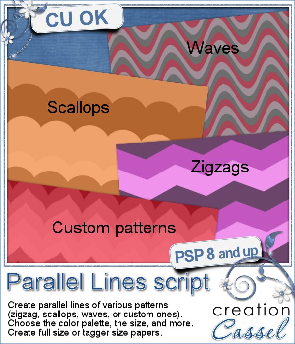 Lignes parallèles - Script PSP - Cliquez sur l'image pour la fermer