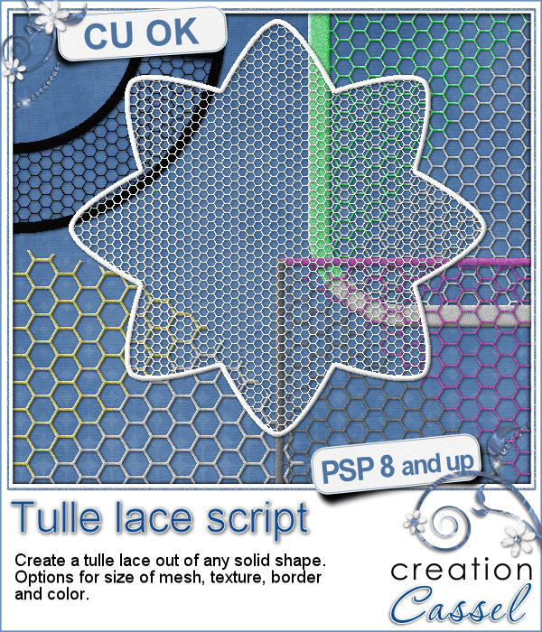 Tulle Lace - PSP script - Click Image to Close