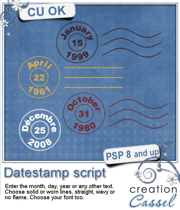 Datestamp #1 - PSP script